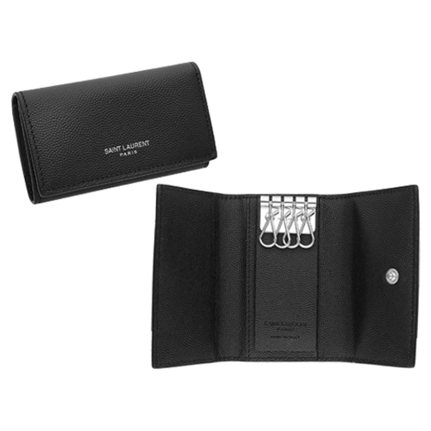 サンローラン SAINT LAURENT キーケース キーリング 4連キーフック