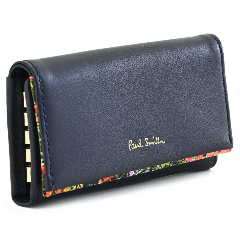 ポールスミス キーケース 紺(ネイビー) Paul Smith bpw100-31