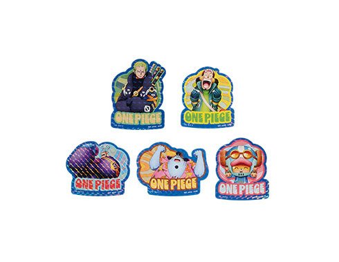 Hセット//K賞 フレークステッカーアソート/一番くじ ワンピース 未来島