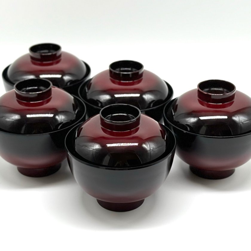 吸物椀 食洗機対応 食洗機可 お雑煮 篁 たかむら 大 五客入 セット 5個