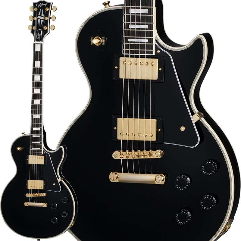 Epiphone Inspired by Gibson Custom Les Paul Custom (Ebony) 【数量