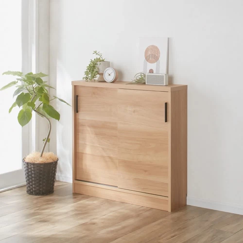 引き戸カウンター下収納庫 奥行29.5高さ87cmタイプ 収納庫・幅90cm