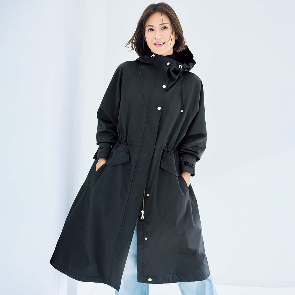 はっ水加工 モッズ風デザイン ロングコート 通販 - ディノス