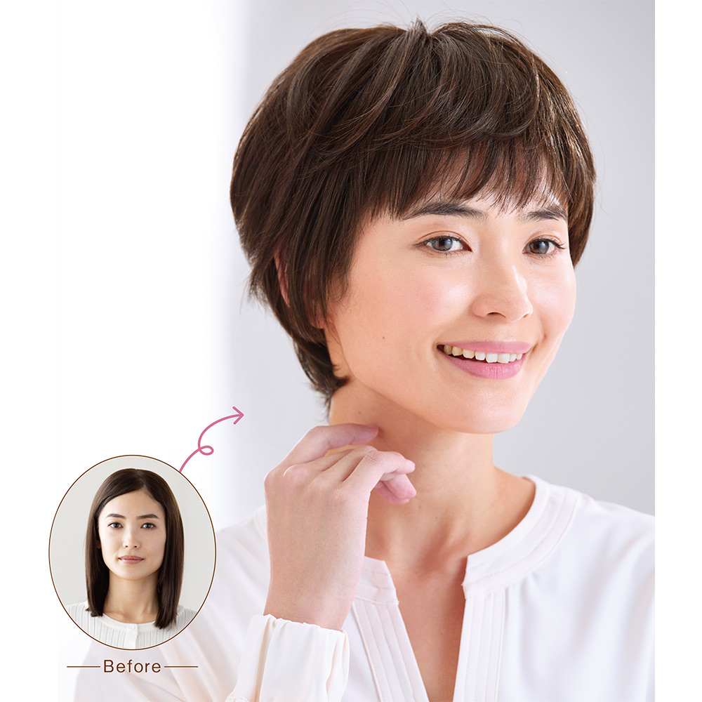 銀座サロン KAZUE WIG ショートスタイル 通販 - ディノス