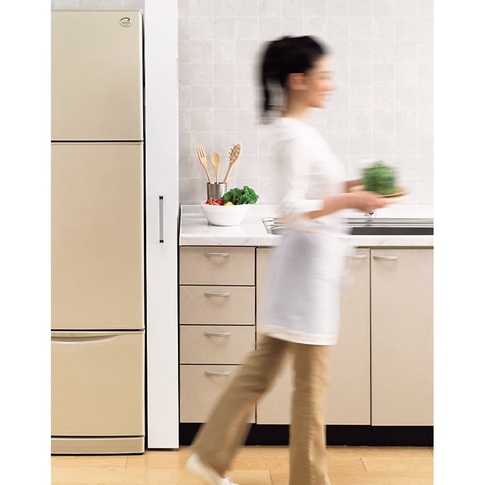 幅22奥行45cm］ リバーシブルキッチンすき間収納ワゴン 日本製 通販