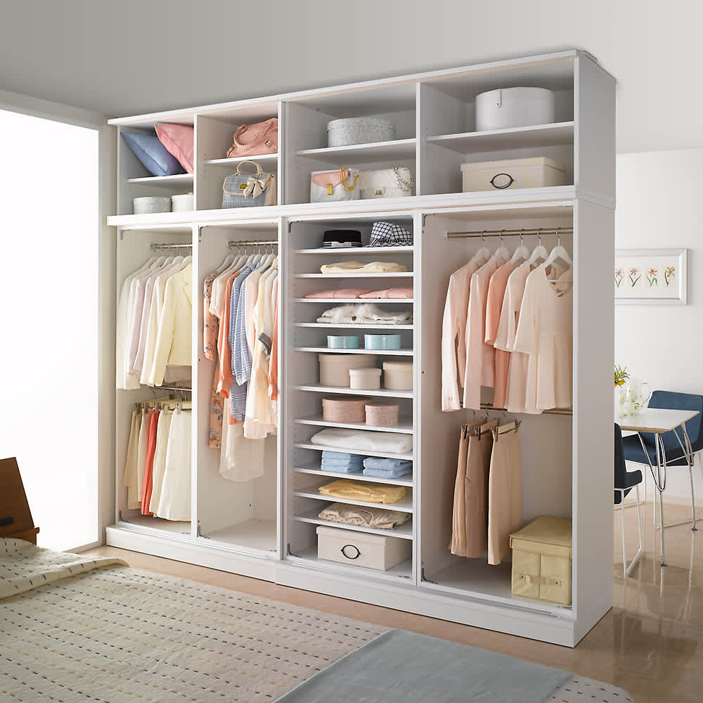 引き戸間仕切りワードローブ 幅88cm用「オーダー上置き」 通販 - ディノス