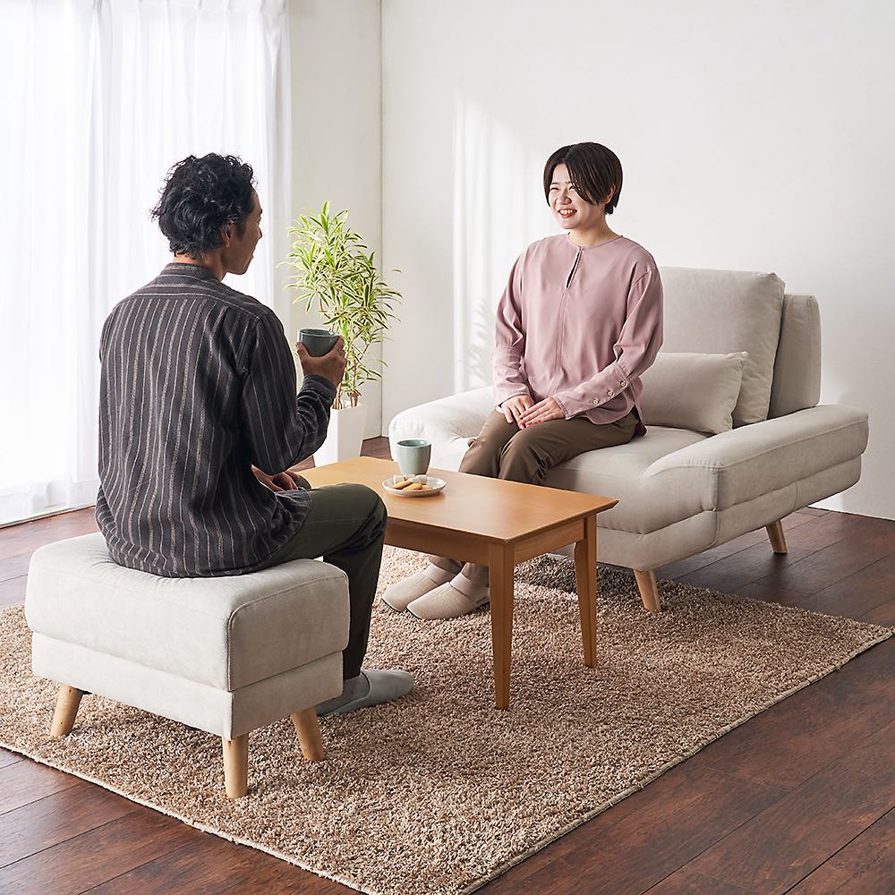 ゆったり座面のごろ寝ソファ オットマン 通販 - ディノス