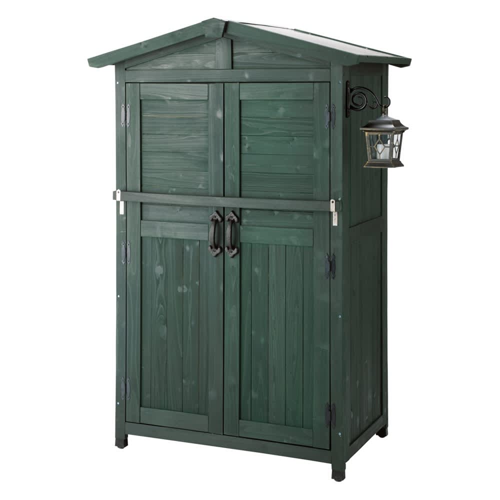 ツールフック付き三角屋根収納庫 幅106cm 通販 - ディノス