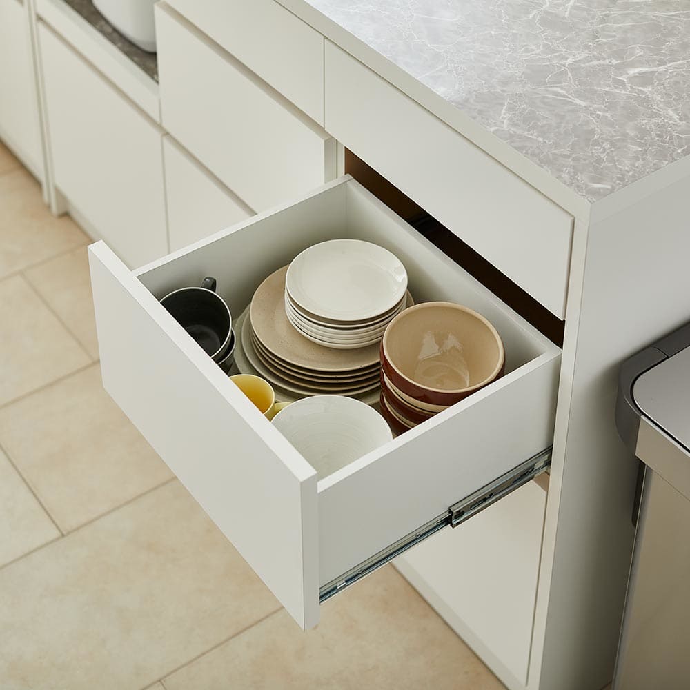 Granite/グラニト アイランド間仕切りキッチンカウンター幅140cm 家電