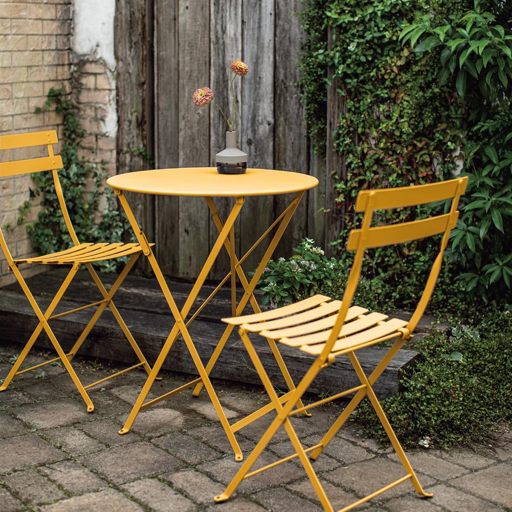 フランス製ビストロテーブル＆チェア 3点セット 通販 - ディノス