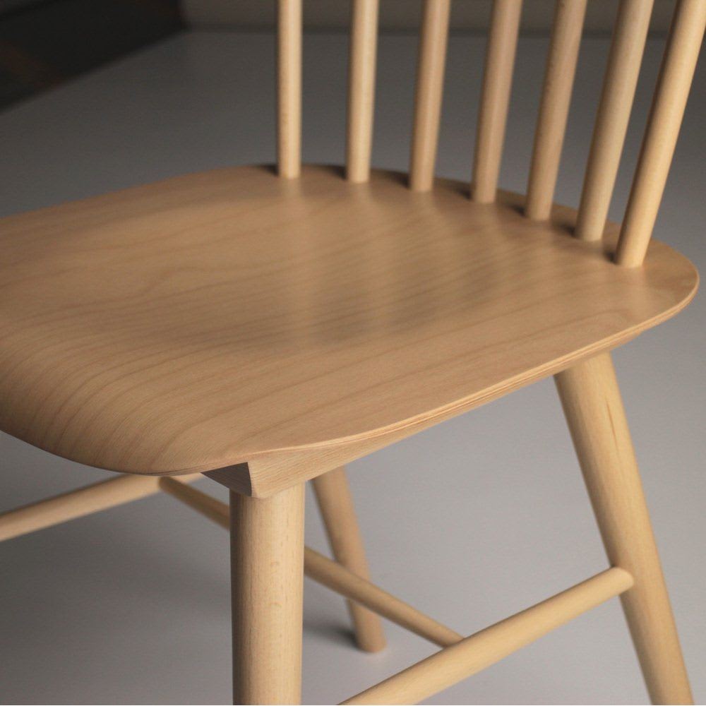 ウィンザーチェア（ベーシックカラー）曲げ木ダイニングチェア［チェコ