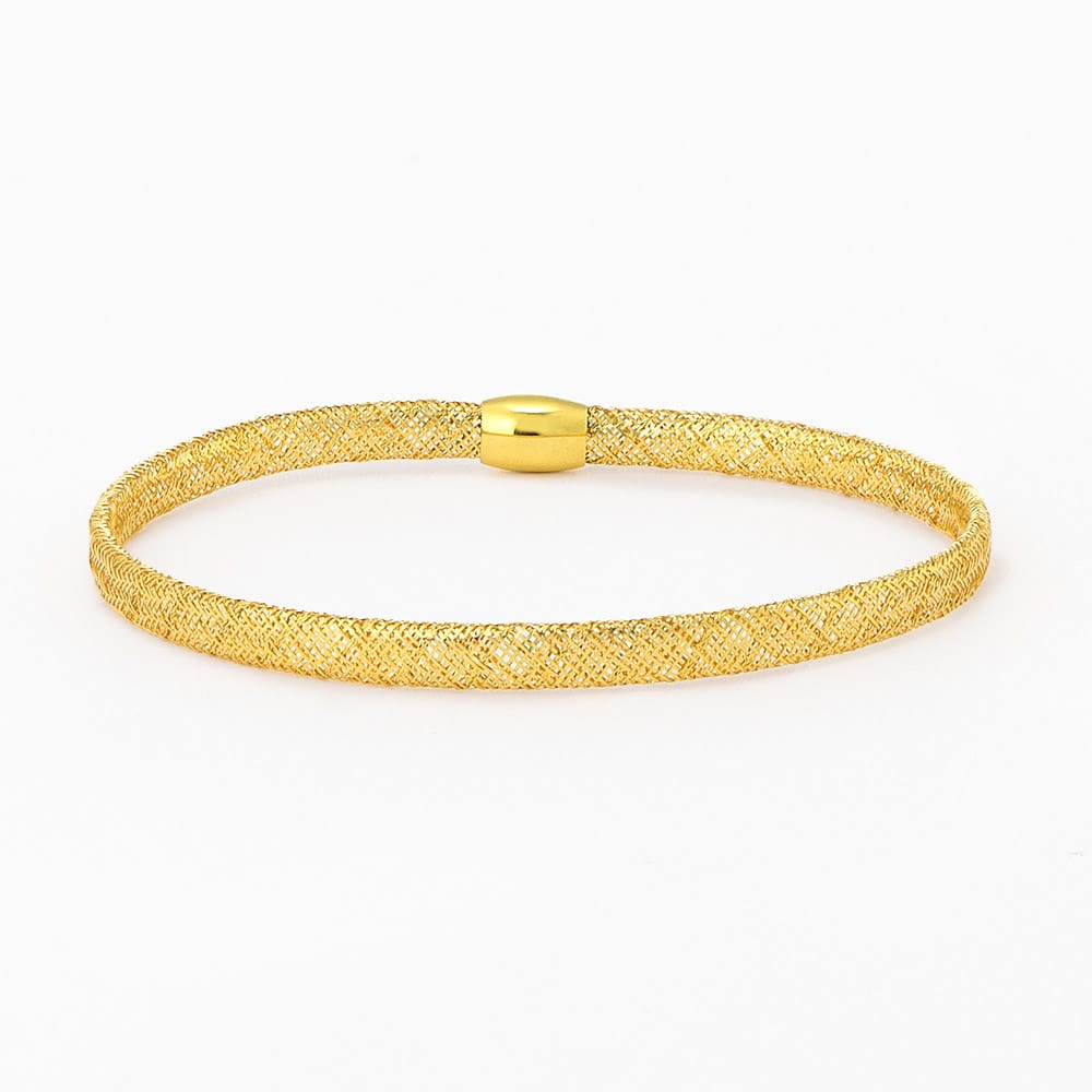 K18 メッシュバングル（イタリア製） 通販 - ディノス