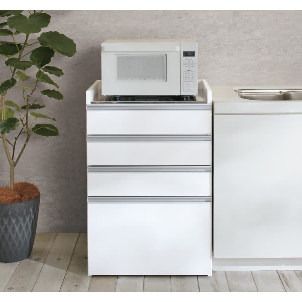 大型レンジ対応ステンレスクリーンキッチン カウンター 幅90cm 通販