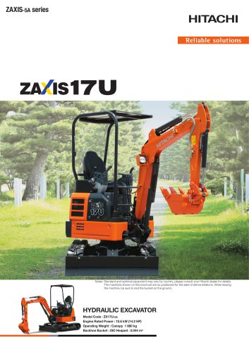 ZX17U-2 - HITACHI Construction Machinery - PDF Katalog