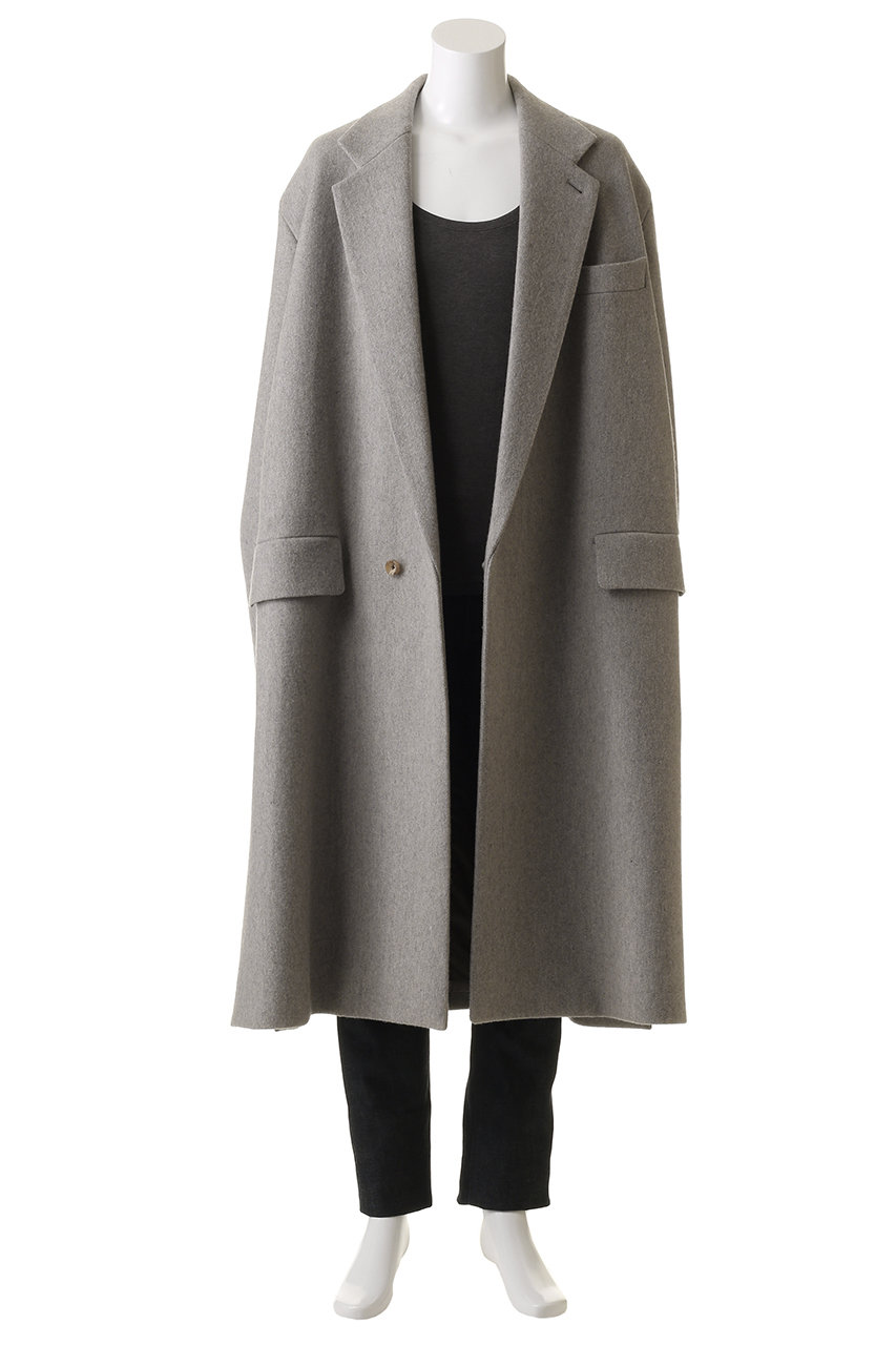 THE RERACS(ザ・リラクス)｜【MEN】ルーズチェスターコート/グレージュ