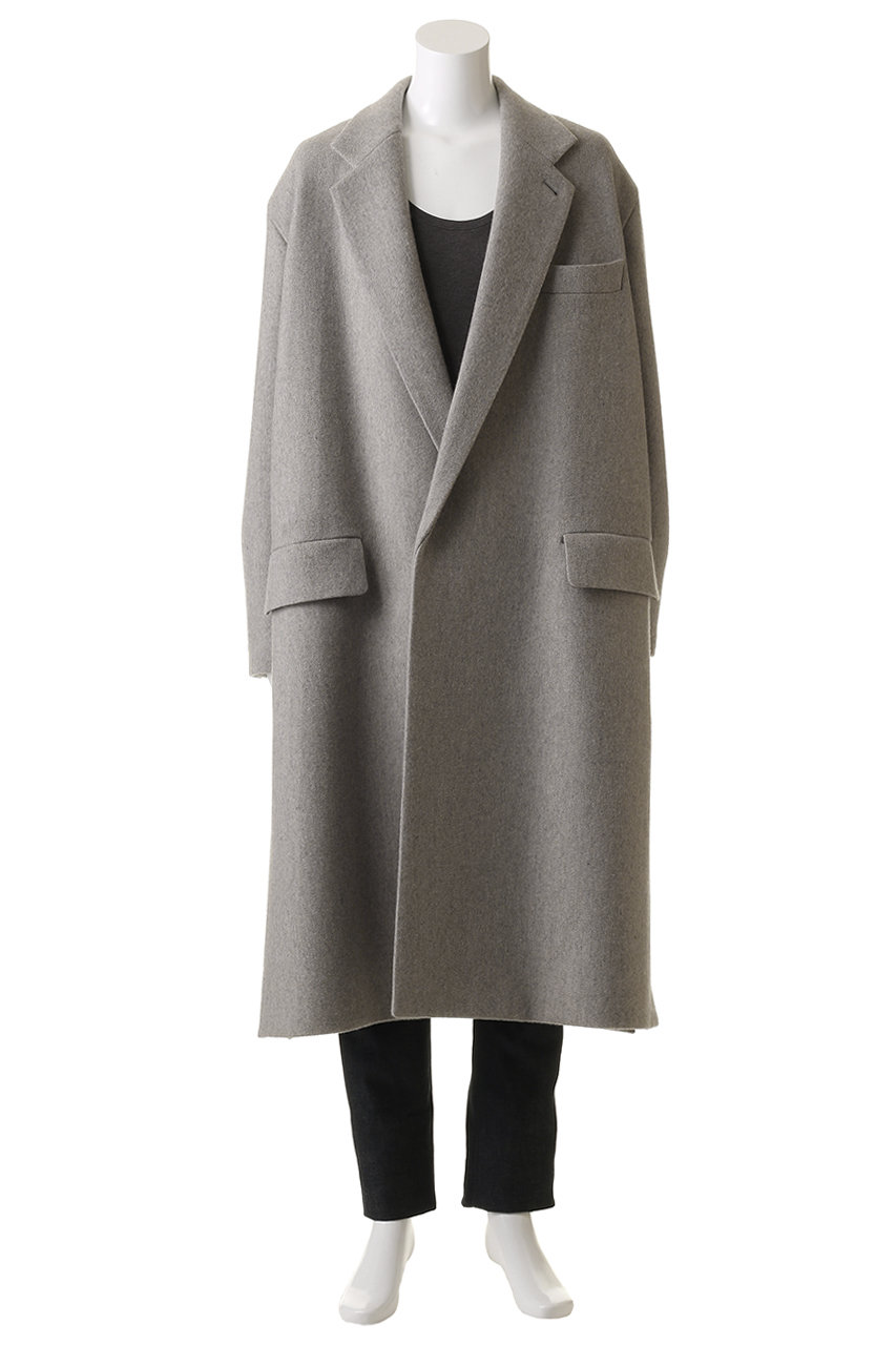 THE RERACS(ザ・リラクス)｜【MEN】ルーズチェスターコート/グレージュ