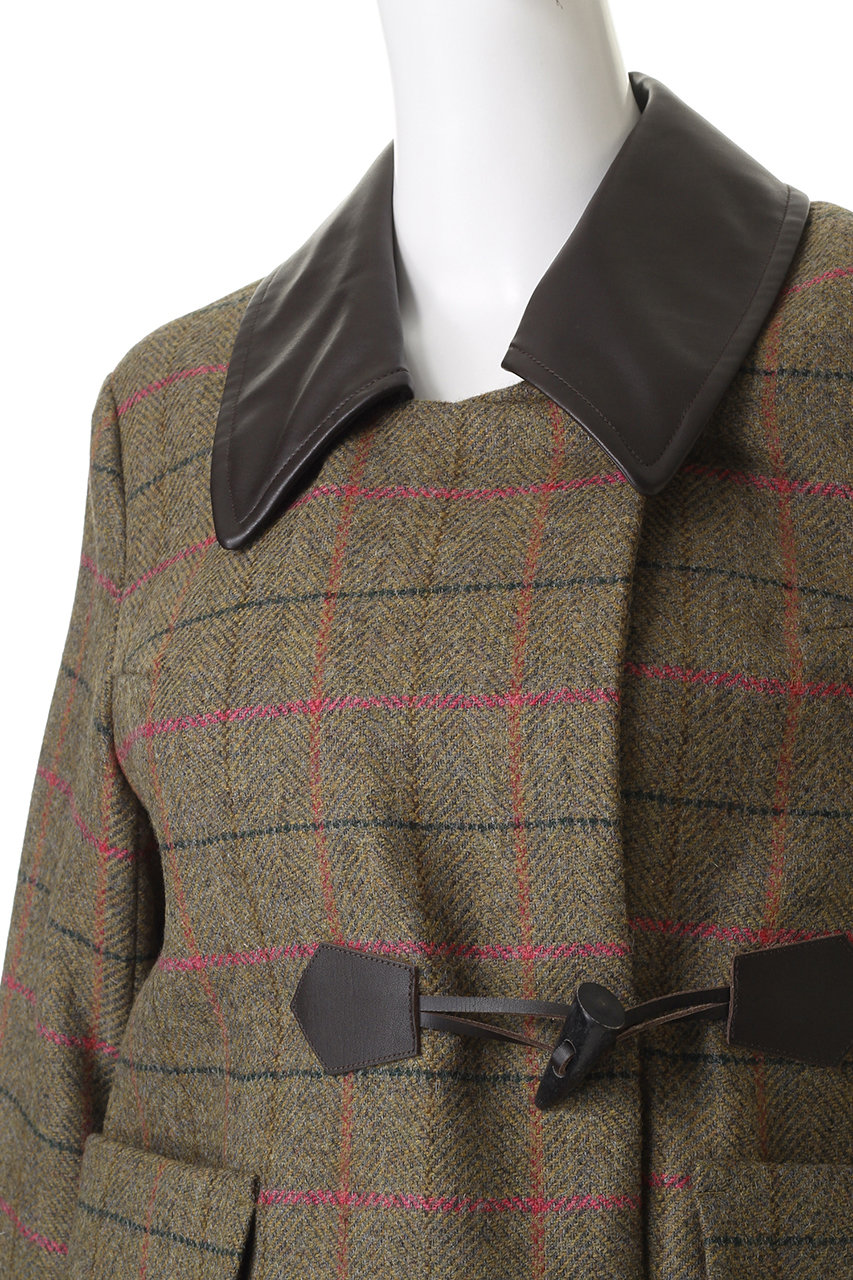 LANVIN en Bleu(ランバン オン ブルー)｜チェックツイードコート