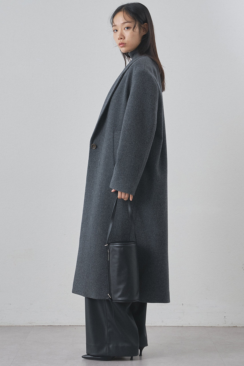Whim Gazette(ウィム ガゼット)｜ウールパイルロングチェスターコート
