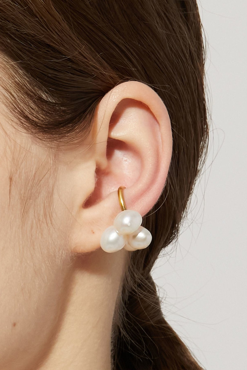 アルティーダウード アコヤパール グラデーション ライン イヤーカフ