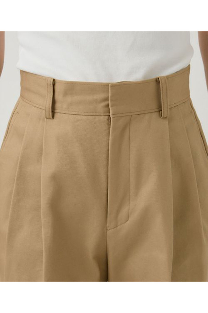 Chaos(カオス)｜2タックチーノパンツ/ベージュ の通販｜ELLESHOP