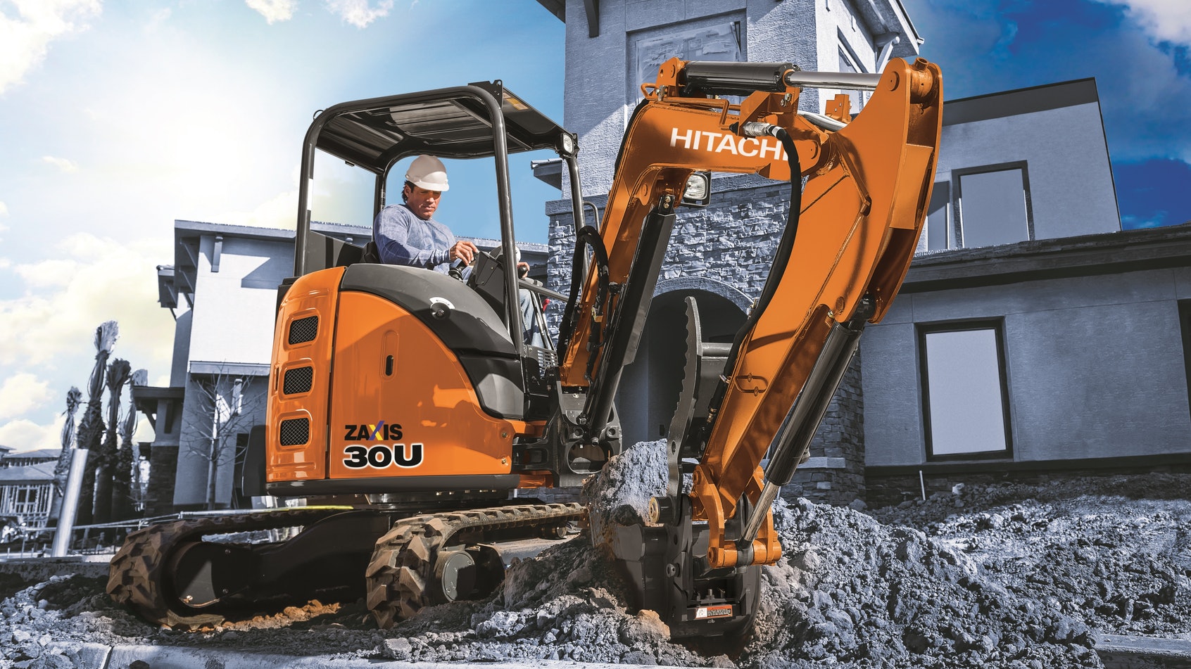 Hitachi ZX30U-5 Compact Excavator From: Hitachi Construction