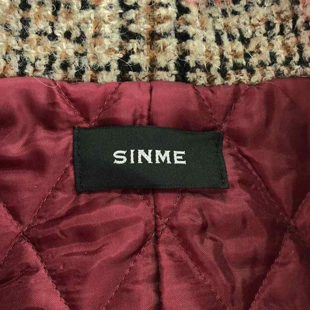 SINME / シンメ | ウール ツイード パデットジャケット / キルティング
