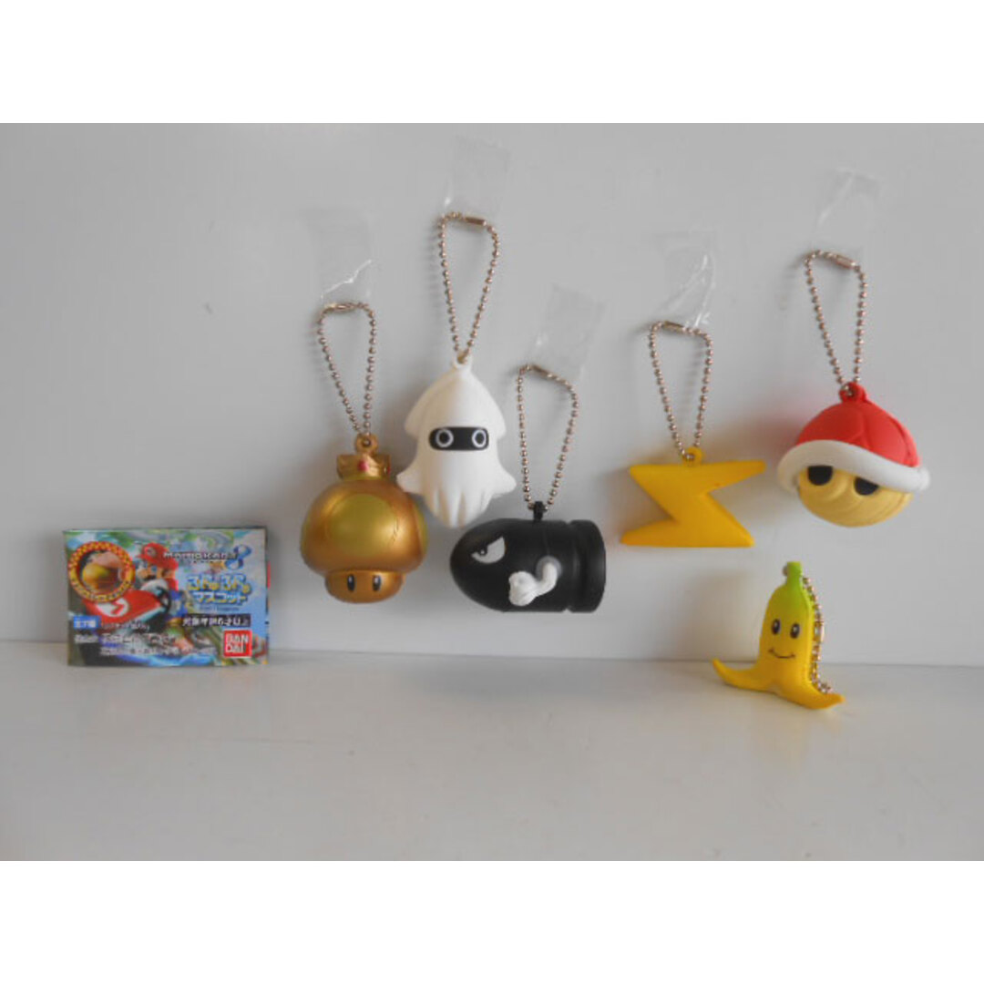 ☆Kiv05DC マリオカート8 ふにゅふにゅ マスコット 全6種 アカこうら