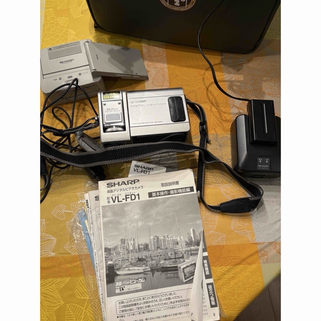 SHARP - SHARP シャープ VL-FD1 液晶デジタルビューカム ビデオ バッグ