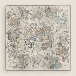 HERMES - タグ付新品 HERMES ツイリー レクレアポア ホワイトの通販 by