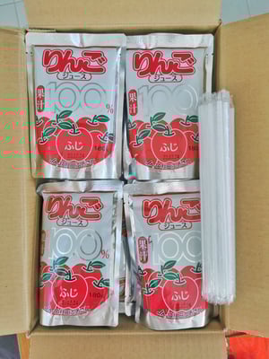 果汁100％ JA秋田ふるさとストレートりんごジュース180g×20P - 秋田県