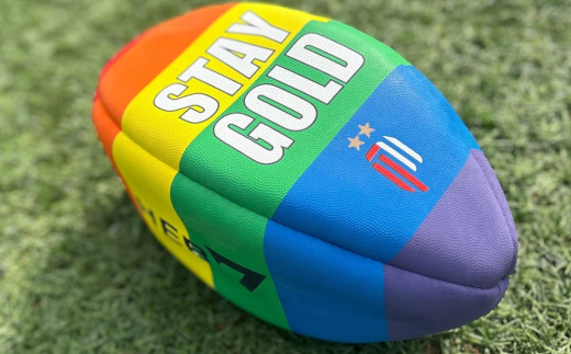 数量限定】[東京山九フェニックス]レインボーラグビーボール - 東京都