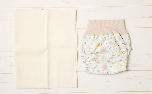 kucca】 布おむつ デビューセット （ パンツ型カバー 2枚