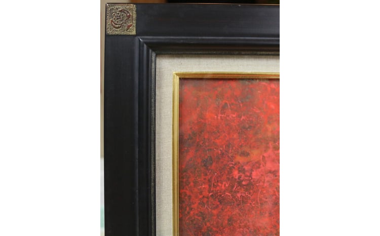 日本画】小原祐介 日本画 「秋風-紅葉」 F30号 - 千葉県木更津市