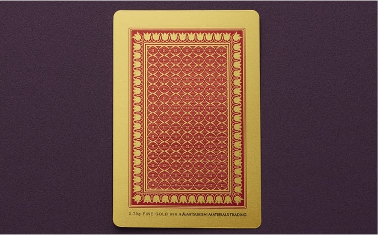 三田市 ふるさと納税 限定企画『 純金 招福 トランプ 』 純金 99.99