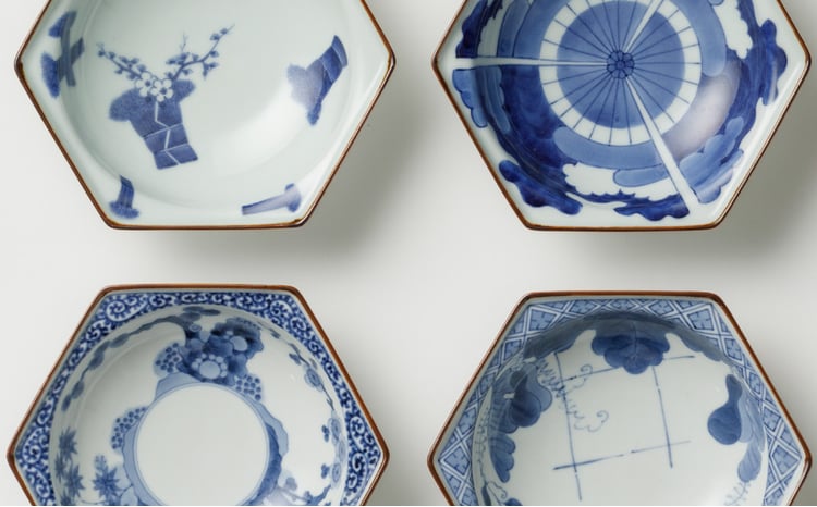 李荘窯】有田焼／六角小鉢 4客セット - 佐賀県NPO支援｜ふるさと