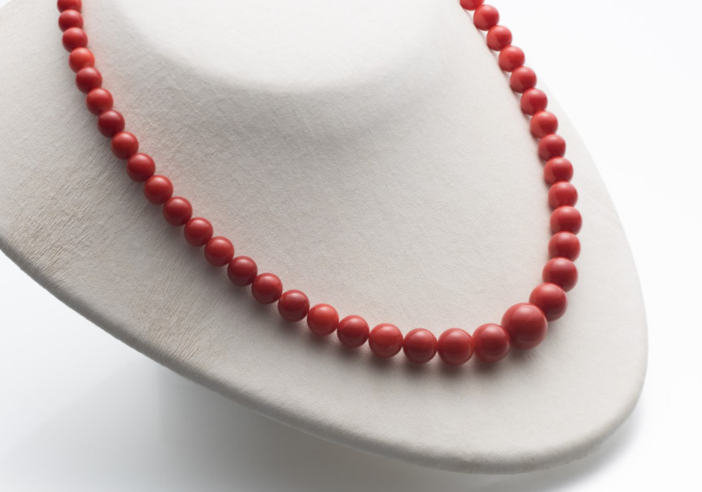 5本限定】サンゴ特級玉 赤珊瑚ネックレス | アクセサリー ネックレス