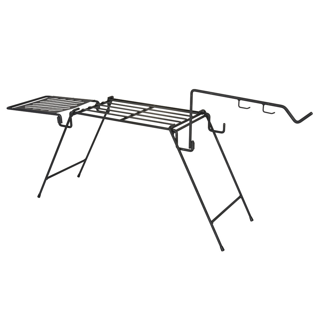 ベルモント]アイアン焚火スタンドフルセット（収納ケース付） キャンプ