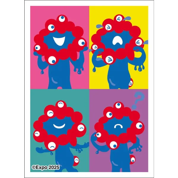 大阪万博「ミャクミャク」柄のスリーブ発売 “いのちの輝き”でカードを