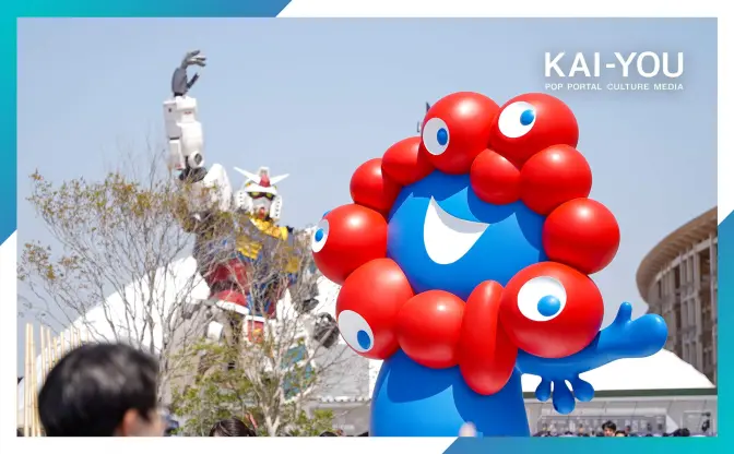 大流行の「ラブブ」が「ミャクミャク」とコラボ 大阪万博でフィギュア