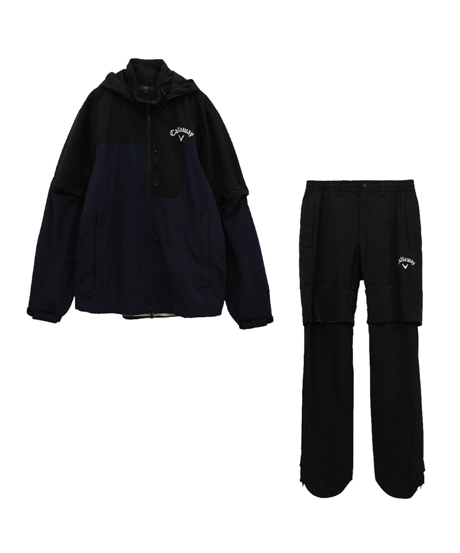 キャロウェイ(Callaway) ゴルフ レインウェア上下セット セットアップ