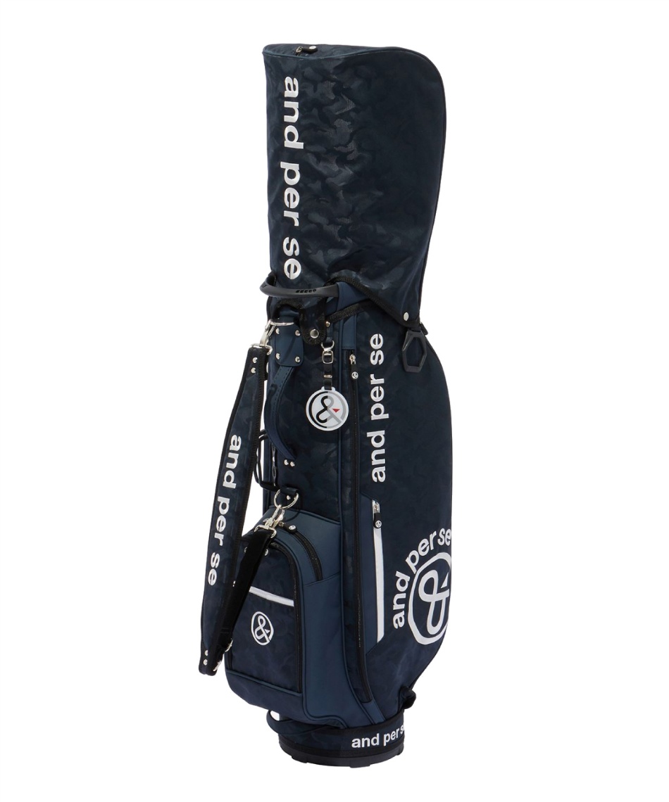 アンパスィ(and per se) キャディバッグ ジャカードキャディバック