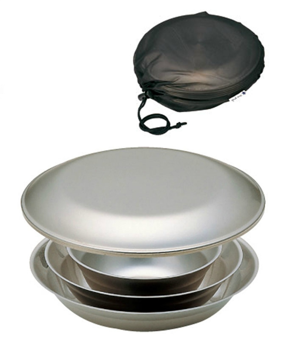 スノーピーク (snow peak) 食器 皿 4枚 テーブルウェアーセット L TW