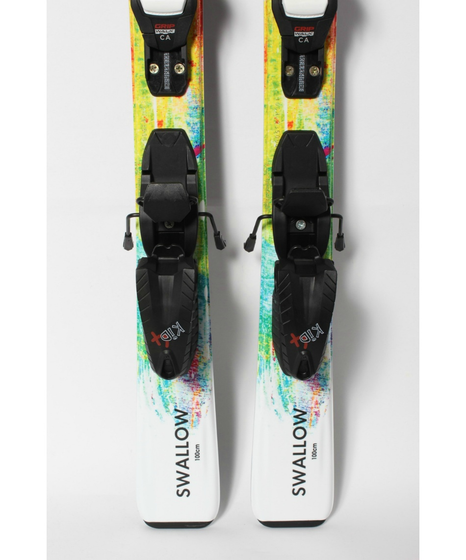 スキーセット】swallow スキー板 110cm ストック ブーツ スキー板