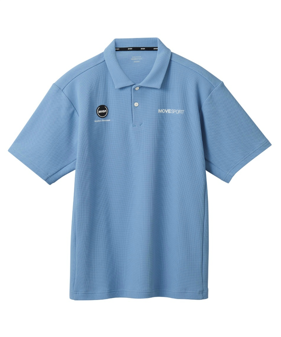 ポロシャツ 半袖 SUNSCREEN 鬼鹿の子 バックロゴ ポロシャツ DMMXJA73