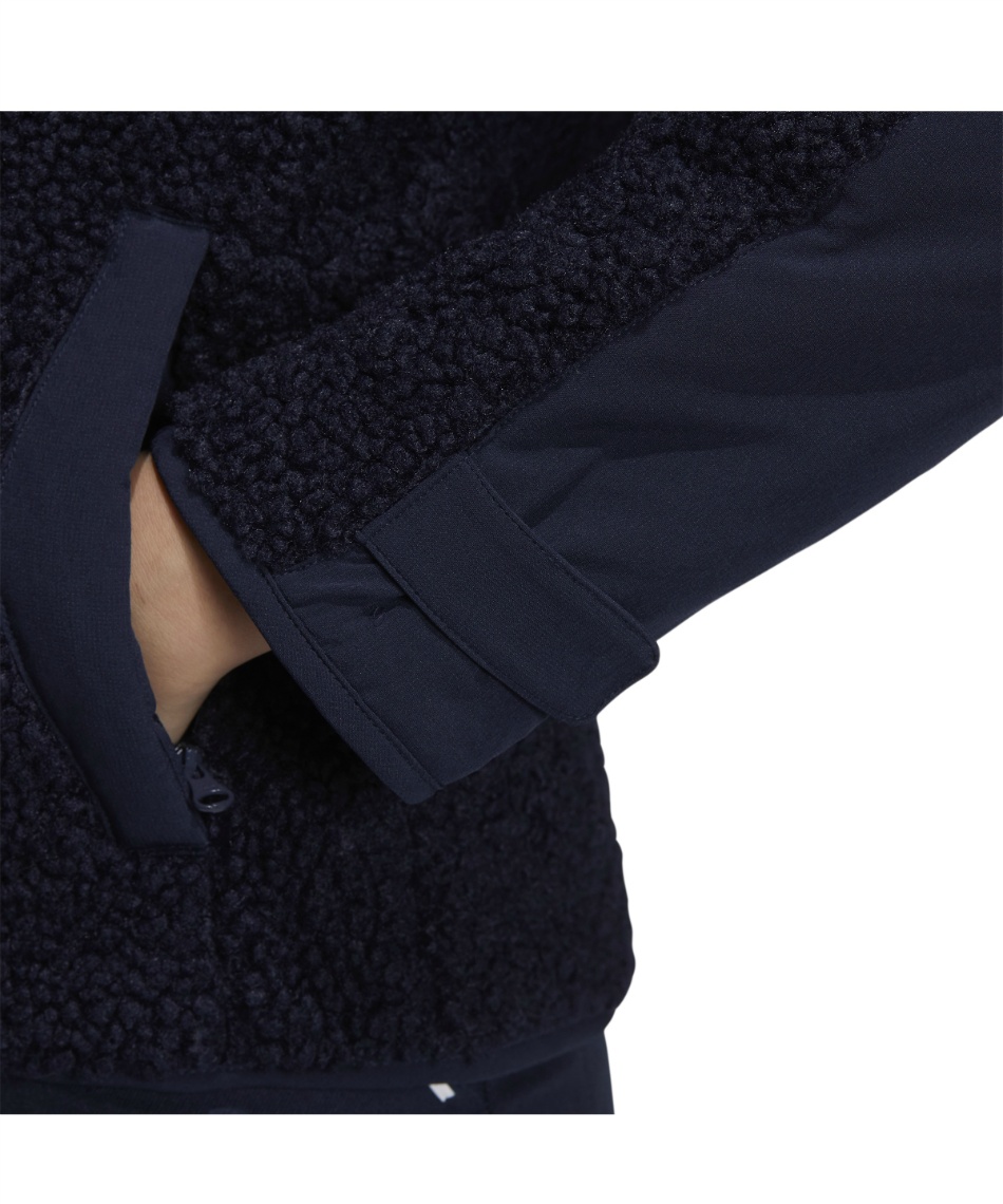 アディダス(adidas) ゴルフウェア ブルゾン ボアフリース 長袖