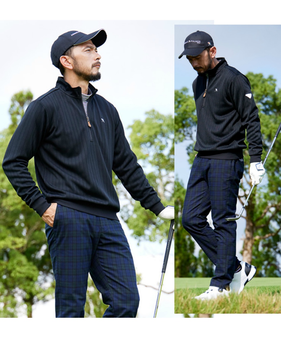 アーノルドパーマー(arnold palmer) ゴルフウェア スウェット 針抜き