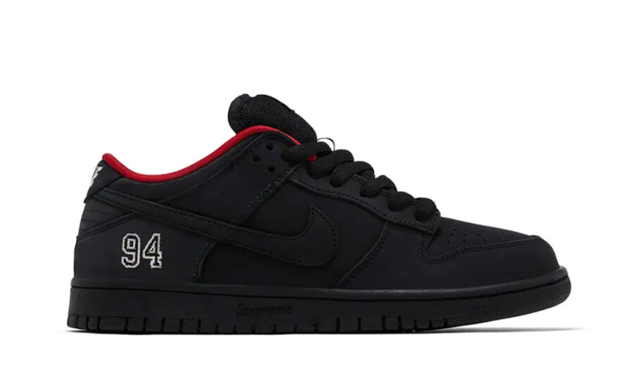 Nike SB Dunk Low Supreme 94 Black - HQ8487-001