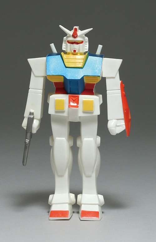 クローバー ガンダム ソフビ人形 白成型