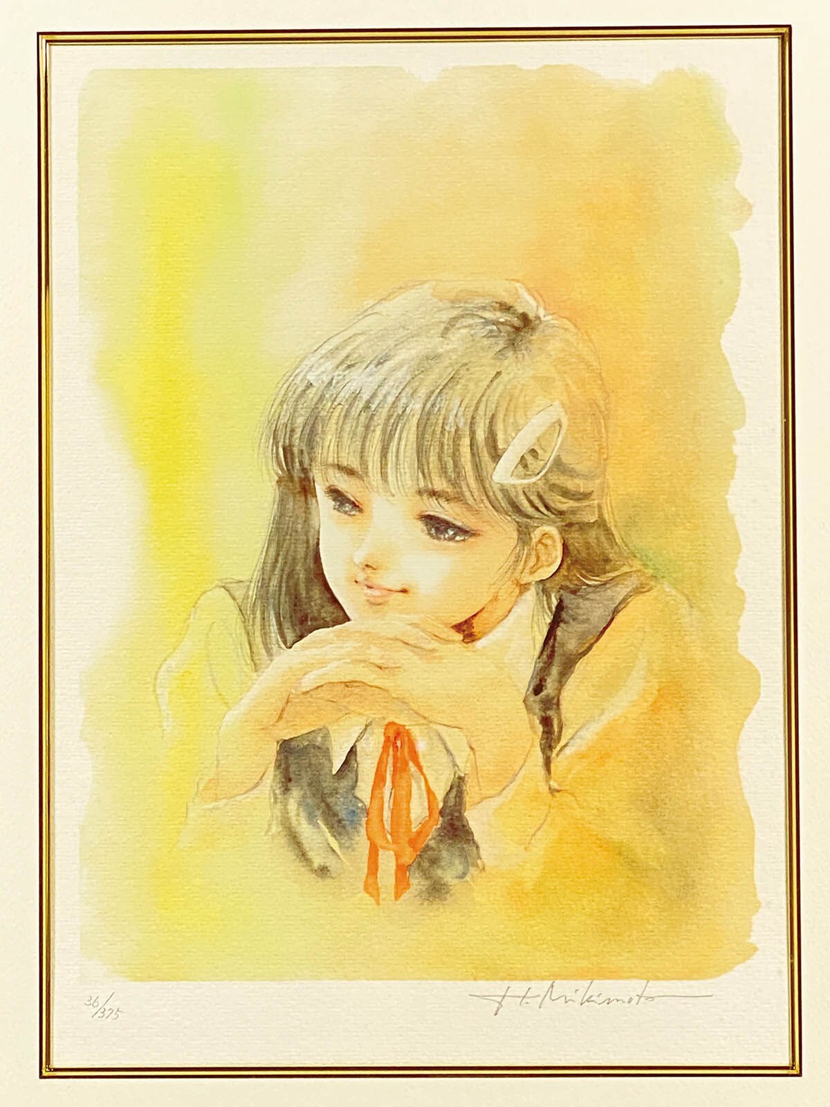 4121] 美樹本晴彦 直筆サイン入り ミクスドメディア「INADROWSE」