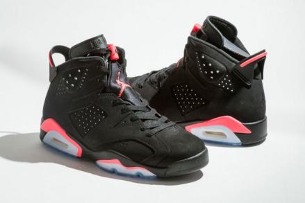 11月28日発売予定】 ナイキ エアジョーダン6 レトロ ブラック/インフラ